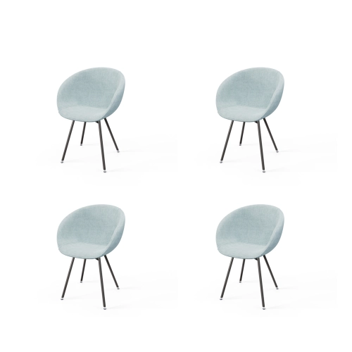 Krzesło KR-501 Ruby Kolory Tkanina Tessero 10 Design Italia 2025-2030